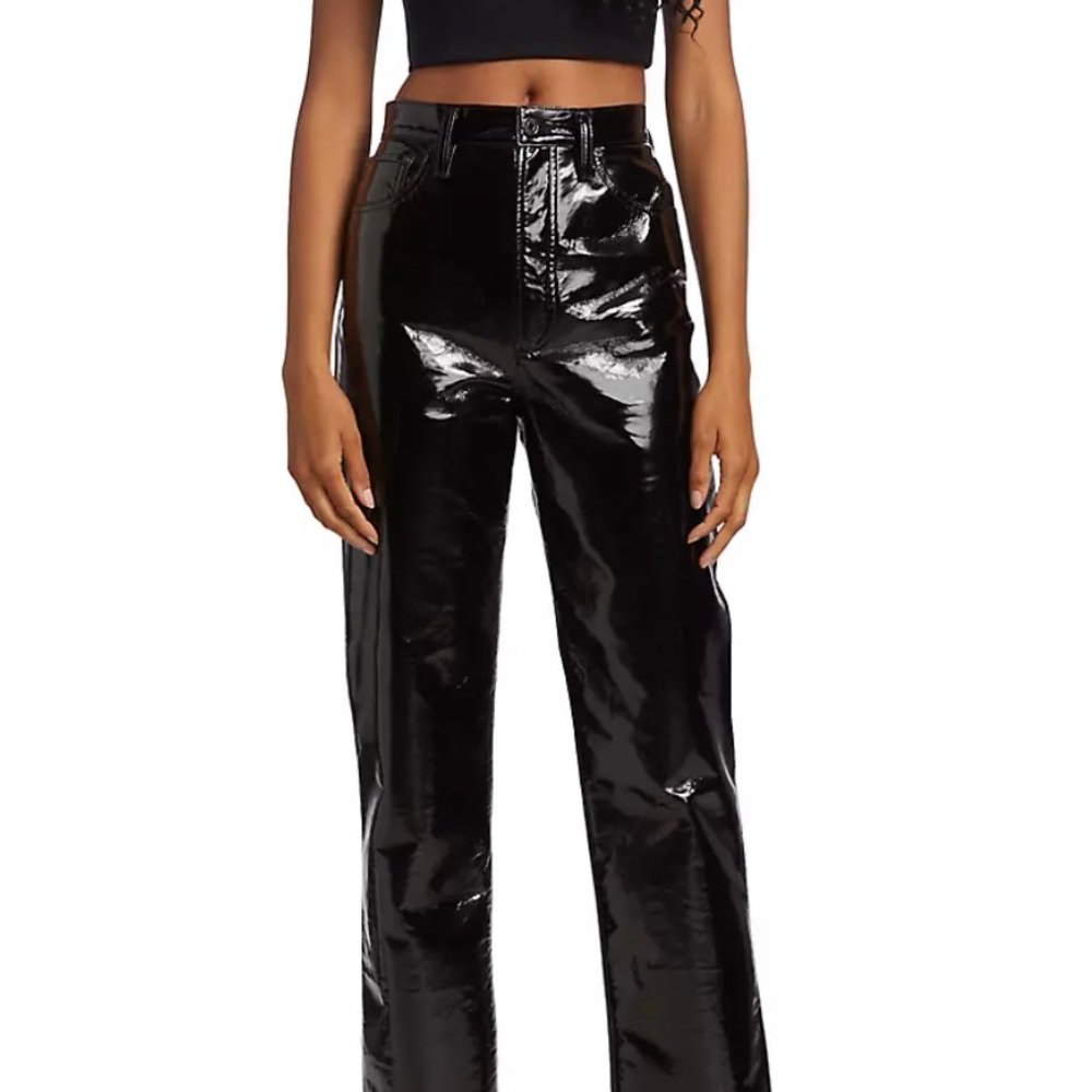 Agolde leather pants
